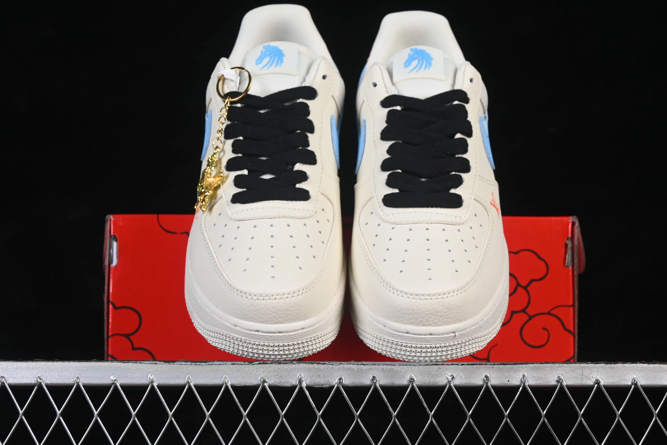 All Categories Nk Air Force 1 Air Force Series Nk Air Force 1 Low Air Force Low Nike Air Force 1'07 Low Co-branded Year of the Horse limited color splicing silk Air Force 1 low-top casual sneakers FV3694-100